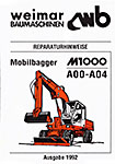 Reparaturhinweise für den M1000A - Weimar - Werk Baumaschinen GmbH